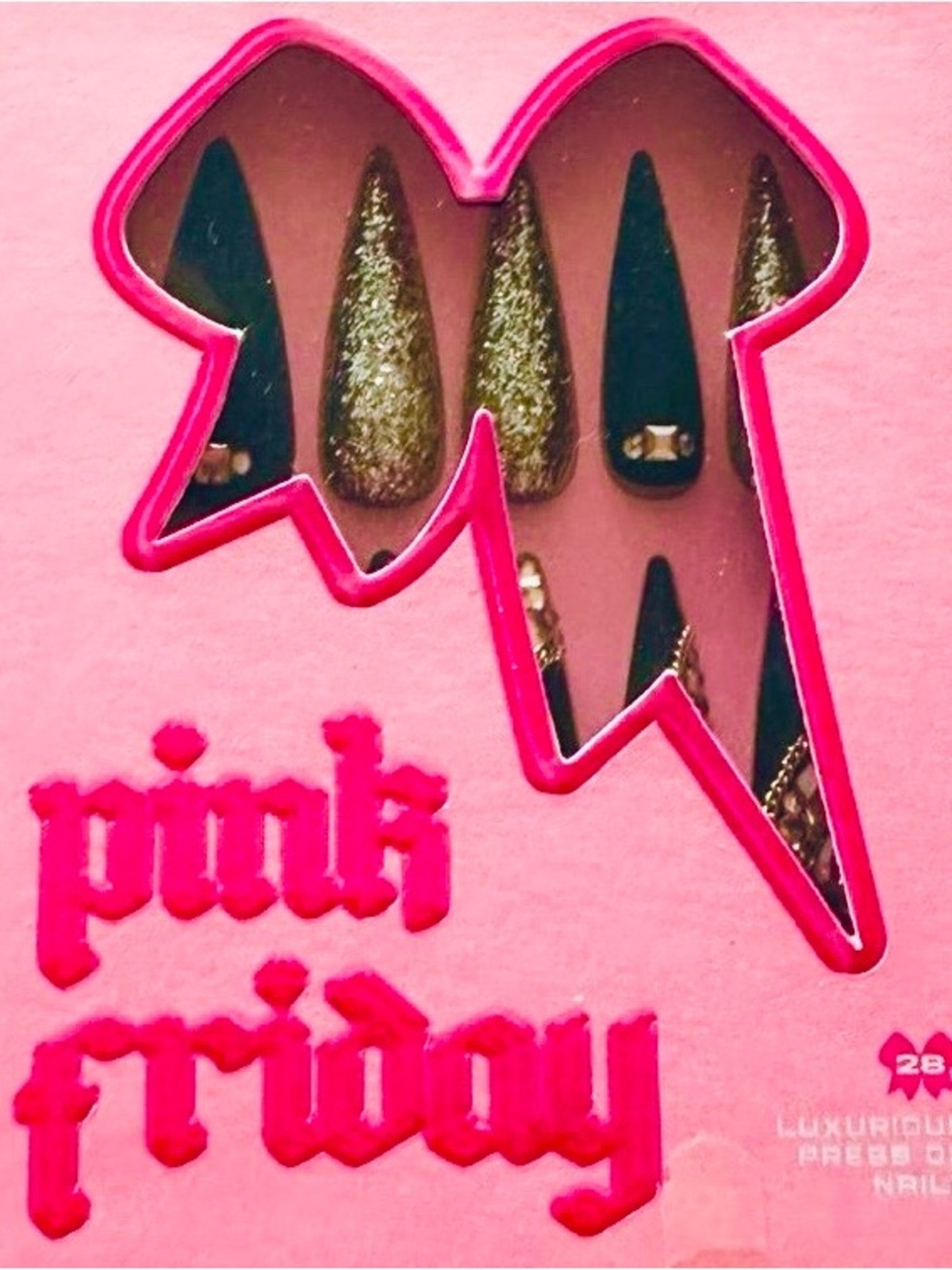 Pink Friday Nails Mogul in Stiletto XL